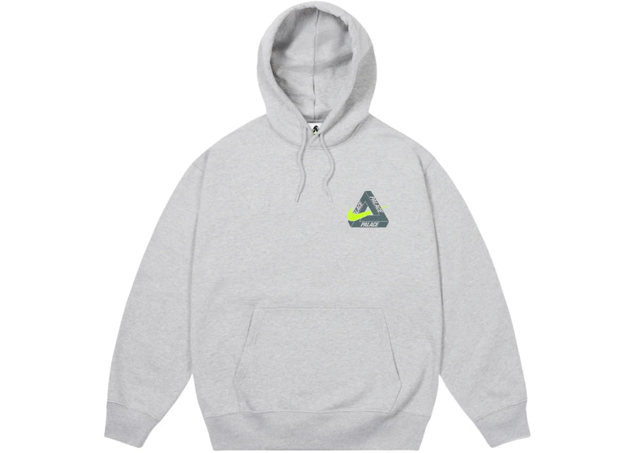 Sweat à capuche Palace x Nike Tri Swoosh Gris chiné