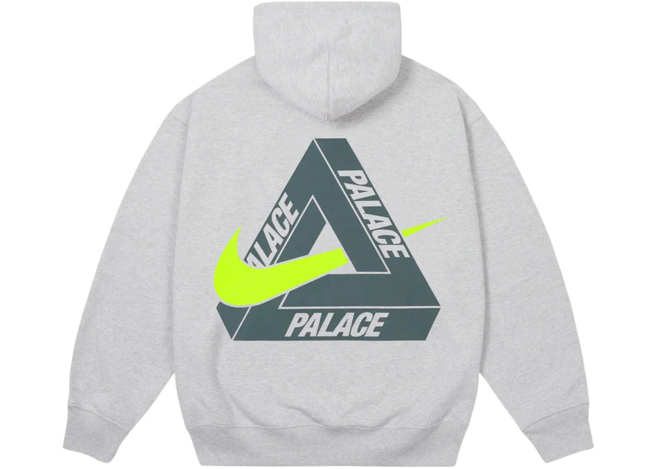 Palace x Nike Tri Swoosh Hood Grey Marl