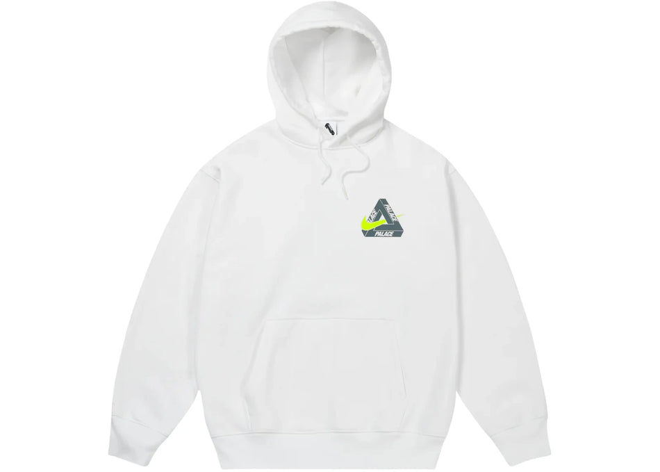 Palace x Nike Tri Swoosh Hood White