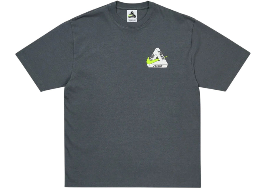 Palace x Nike Tri Swoosh T-Shirt Charcoal