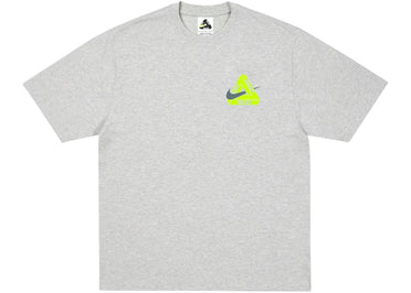 Palace x Nike Tri Swoosh T-Shirt Grey Marl