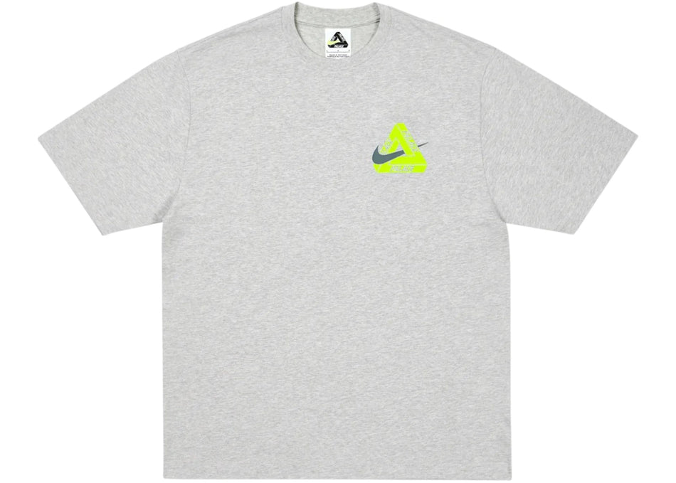 Palace x Nike Tri Swoosh T-Shirt Grey Marl