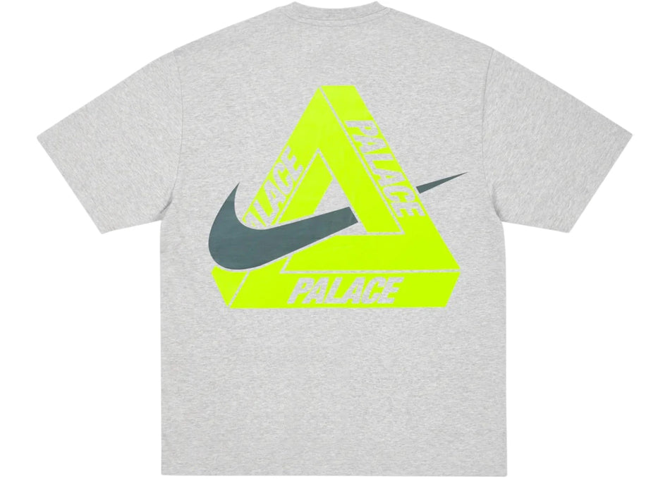 Palace x Nike Tri Swoosh T-Shirt Grey Marl