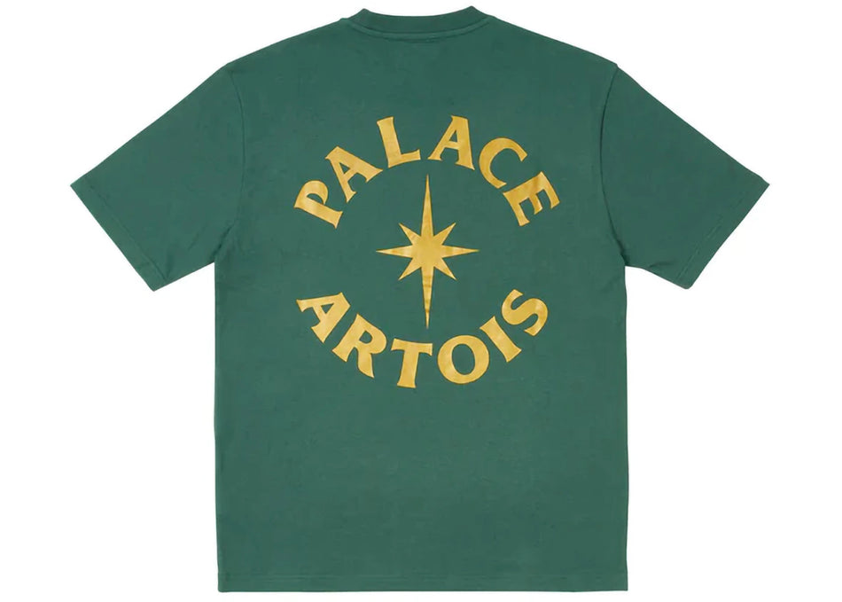 Palace x Stella Artois T-Shirt Bottle Green