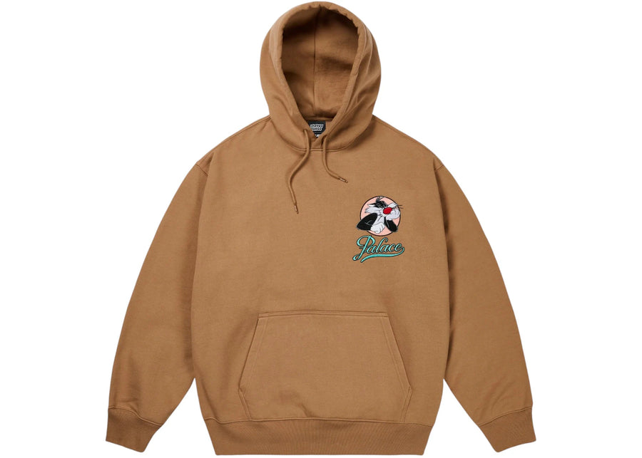 Palace x UGG Looney Tunes Hoodie Chestnut