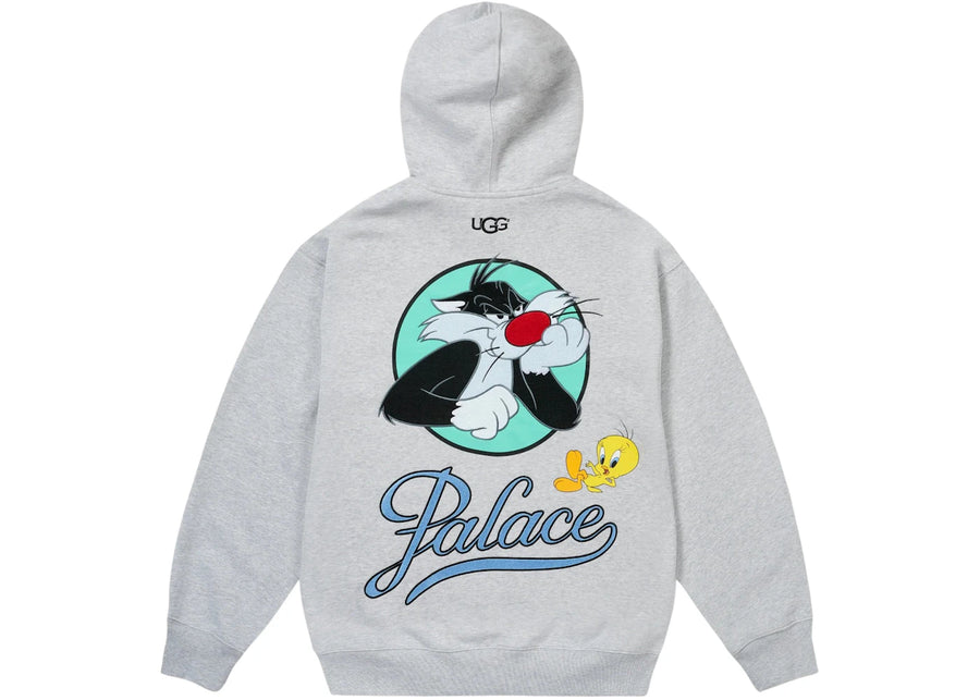 Sweat à capuche Palace x UGG Looney Tunes Gris chiné