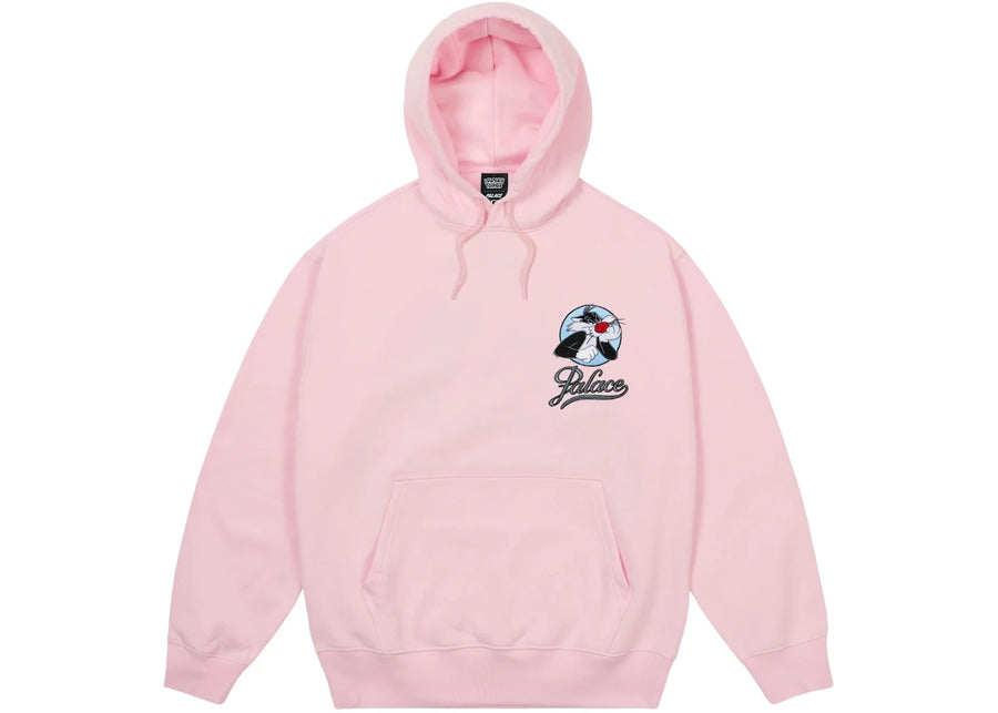 Palace x UGG Looney Tunes Hoodie Pink
