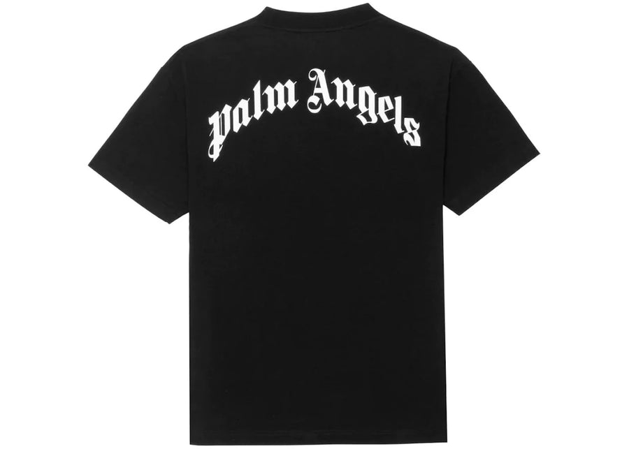 T-shirt noir Palm Angels à imprimé crocodile