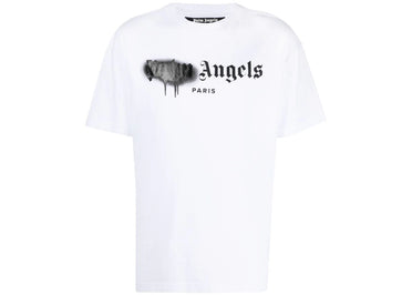 Palm Angels Paris Sprayed Logo T-shirt White