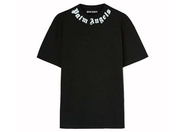 Palm Angels Neck Logo T-Shirt Black