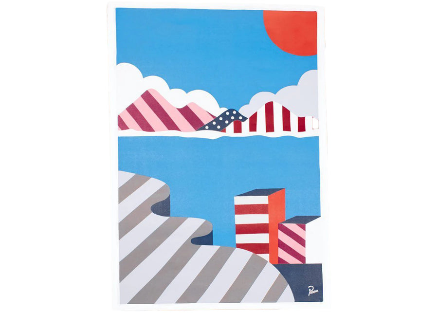 Affiche de Parra, paysage urbain, 1987