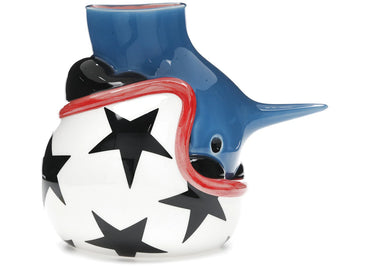 Parra The Upside Down Face Vase Helmet Figure Multicolor