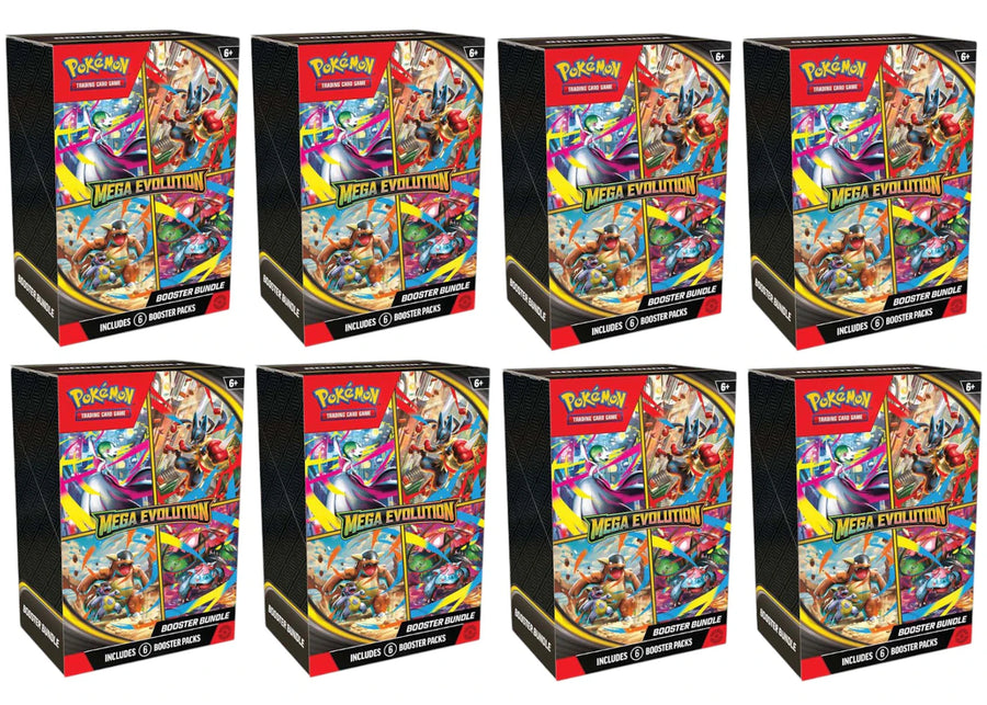 Lot de 8 boosters Pokémon Méga-Évolution - Édition de base