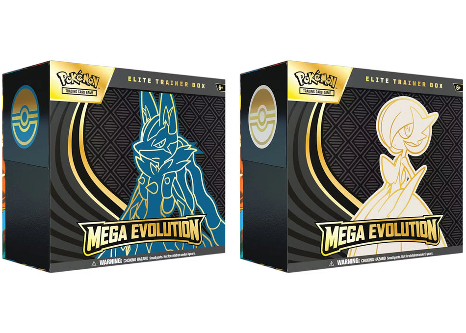 Pokémon Mega Evolution Mega Lucario & Mega Gardevoir Elite Trainer Box 2x Lot