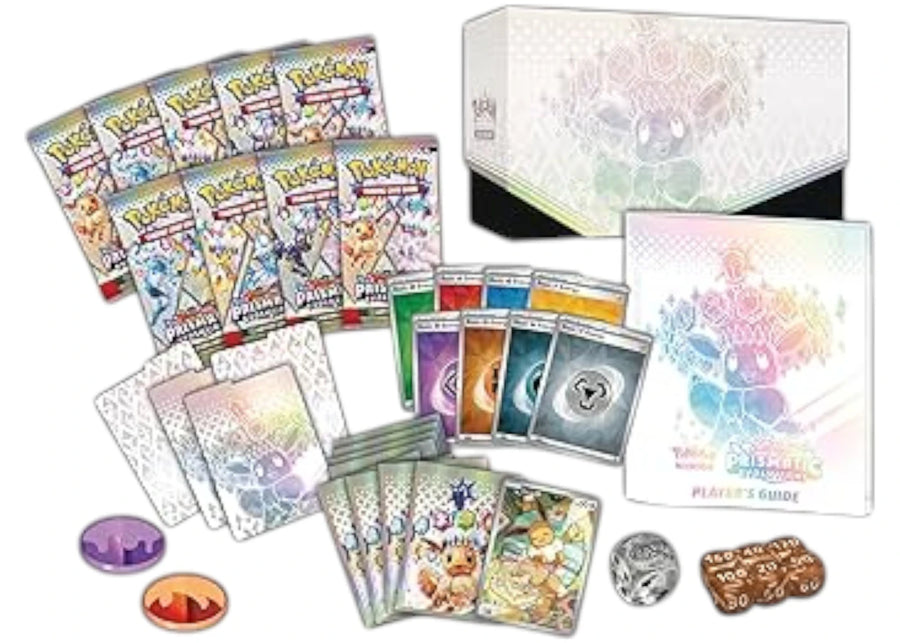 Lot de 2 coffrets Dresseur d'élite Pokémon Scarlet &amp; Violet Prismatic Evolutions