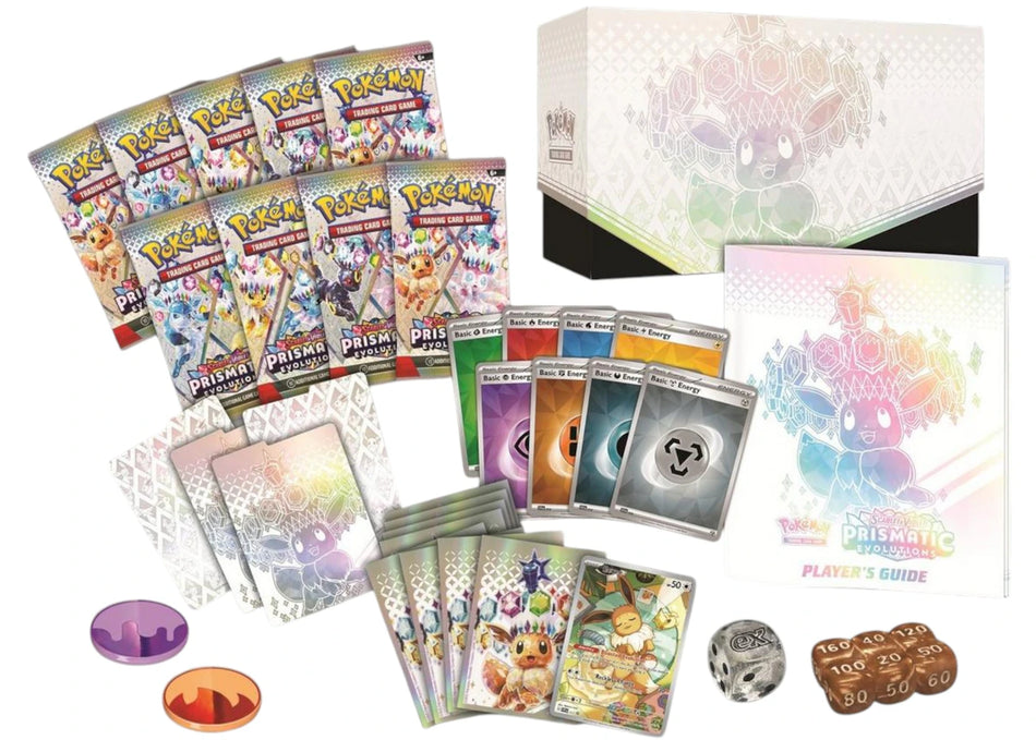 Pokémon Scarlet & Violet Prismatic Evolutions Elite Trainer Box