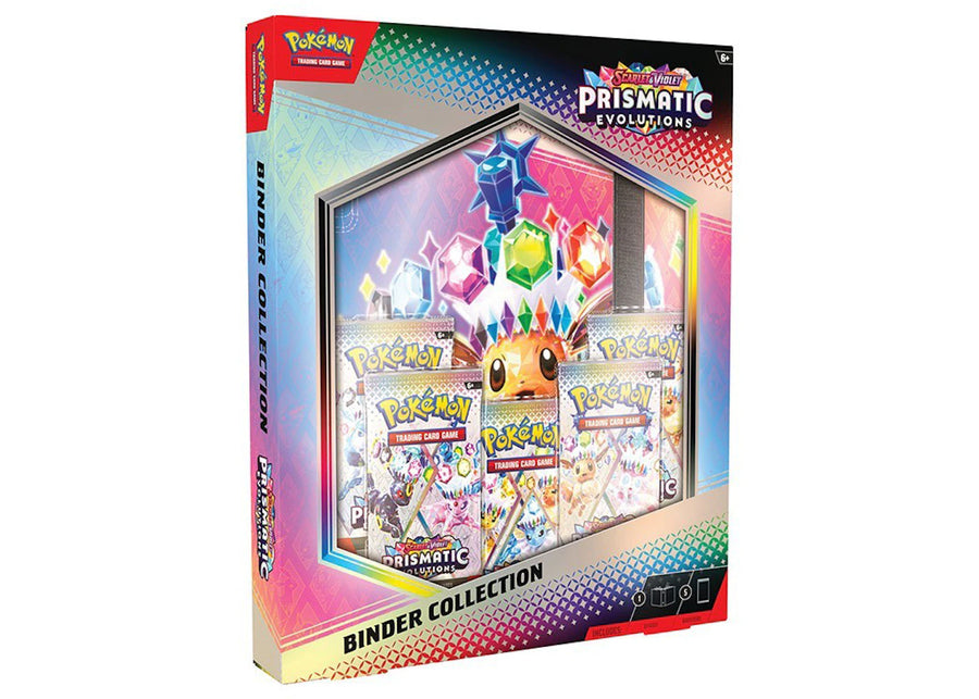 Collection de classeurs Pokémon Scarlet &amp; Violet Prismatic Evolutions