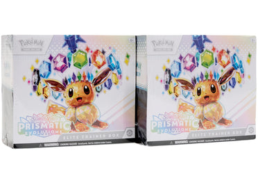 Pokémon Scarlet & Violet Prismatic Evolutions Elite Trainer Box 2x Lot