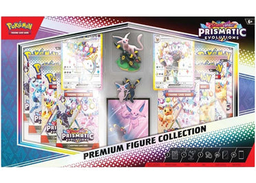 Coffret de collection de figurines premium Pokémon Évolutions Prismatiques 2025