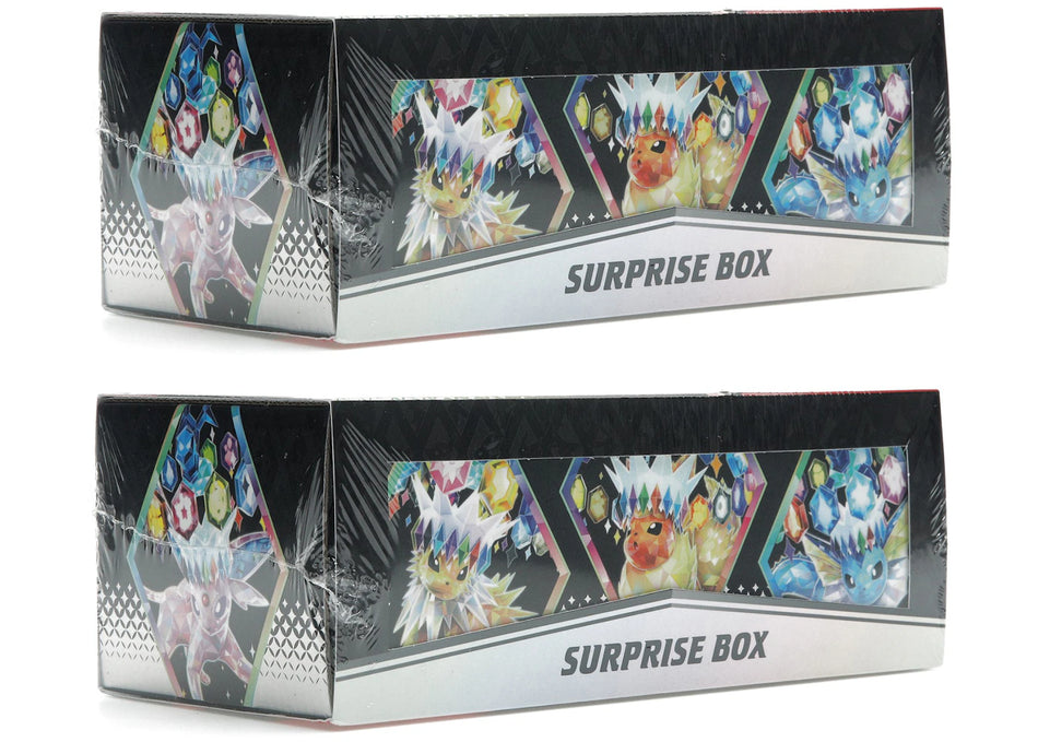 Pokémon Scarlet & Violet Prismatic Evolutions Surprise Box 2x Lot