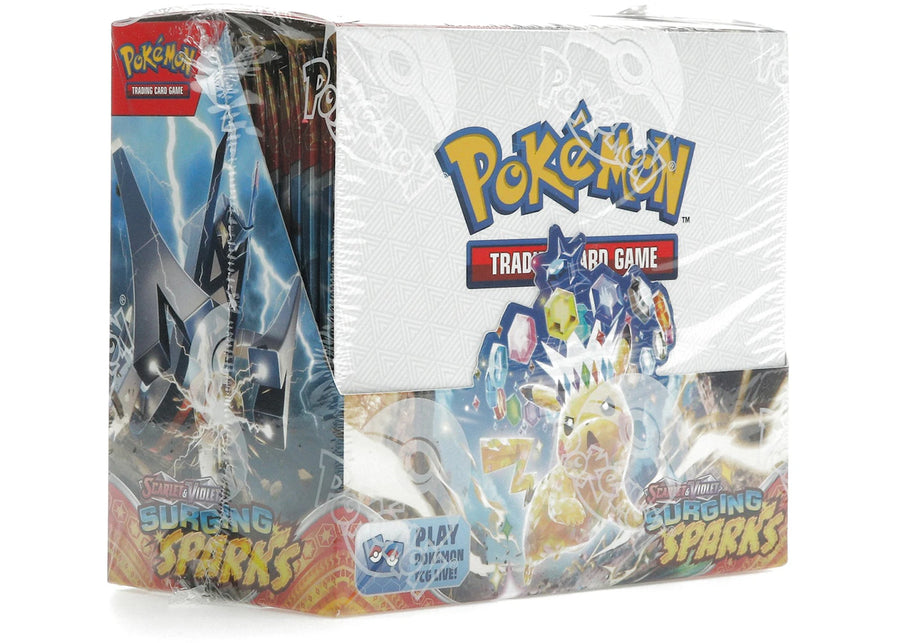 Coffret de présentation de boosters Pokémon Écarlate et Violette Étincelles Déferlantes