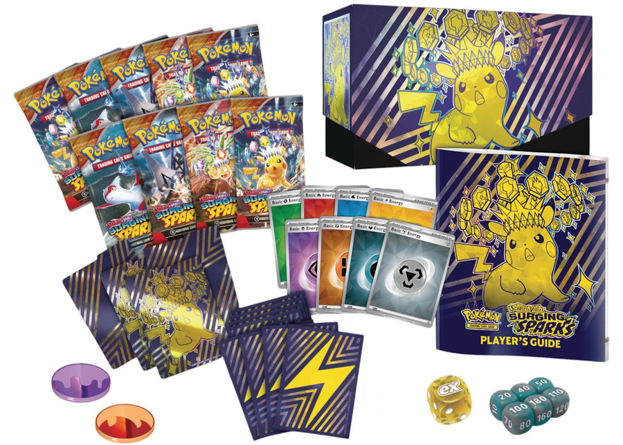 Coffret Dresseur d'élite Pokémon Écarlate et Violette Étincelles Déferlantes