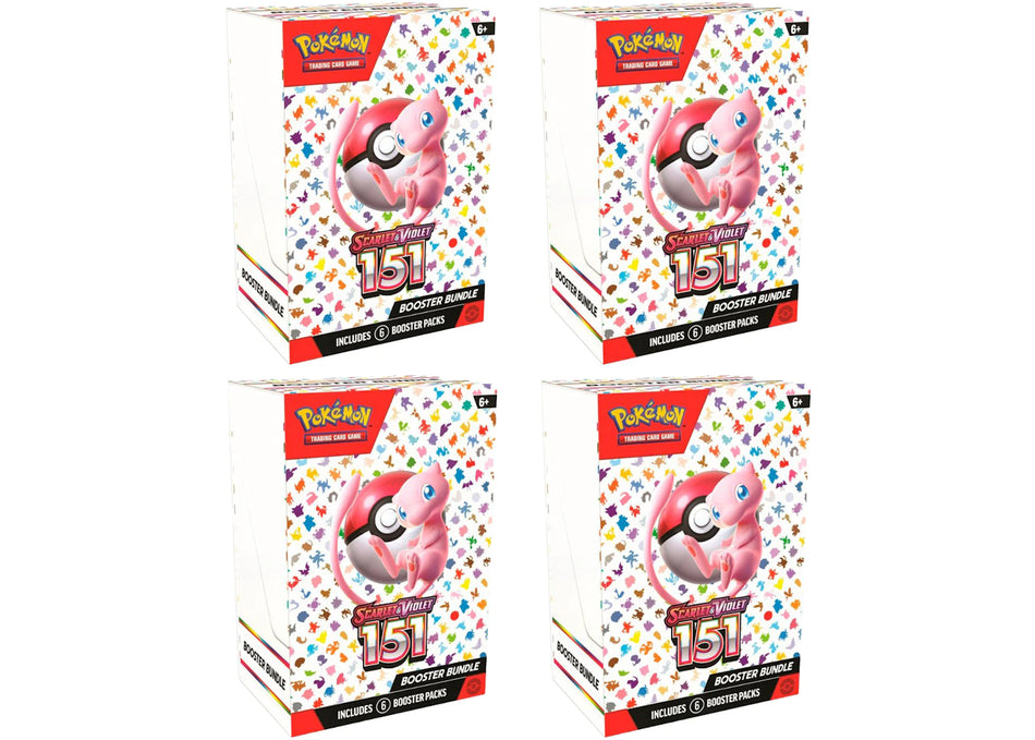 Pokémon TCG Scarlet & Violet 151 6pk Booster Bundle 4x Lot