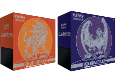 Pokémon TCG Sun & Moon Solgaleo/Lunala Elite Trainer Box 2x Bundle