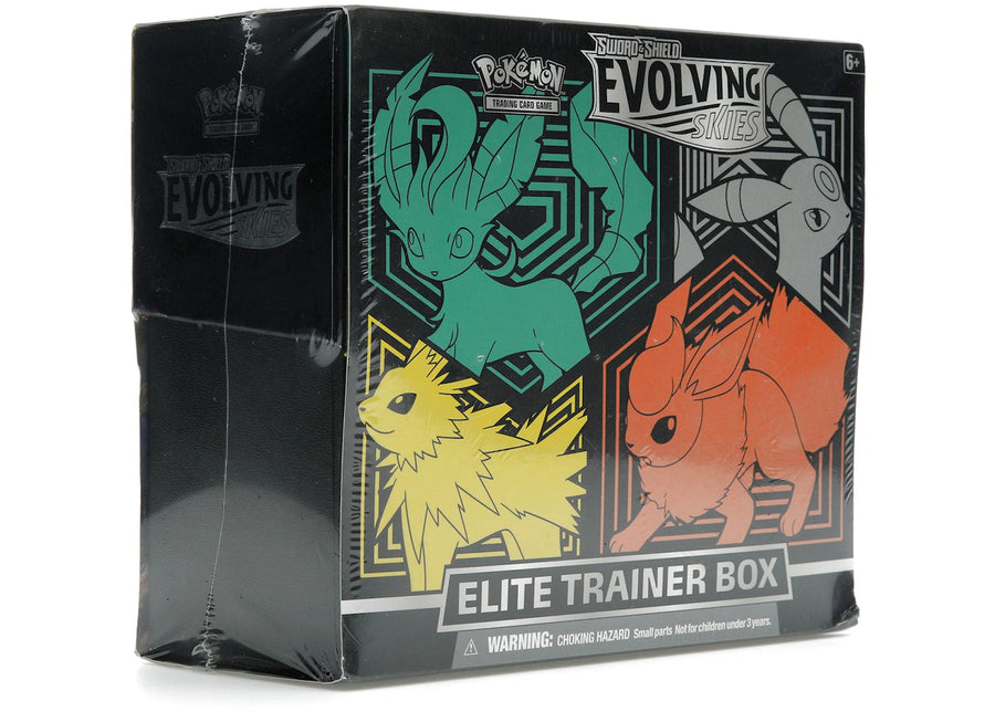 Coffret Dresseur d'élite Pokémon JCC Épée et Bouclier Ciel Évolutif (Flamme/Voltali/Noctali/Phyllali)