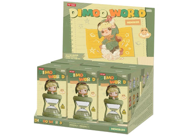 Pop Mart DIMOO Memories We Hold Series Boule de cristal en forme de sablier lumineux Boîte scellée (6 boîtes surprises)
