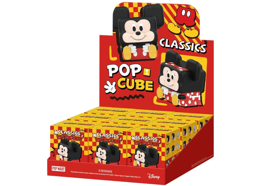 Pop Mart Disney Classics POP CUBE-1 Series Figures Sealed Case (9 Blind Box)
