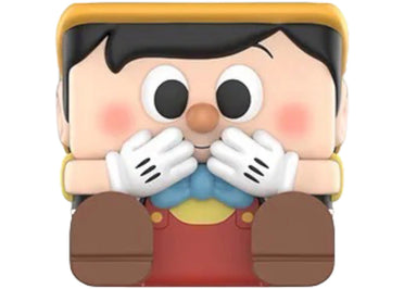 Figurine Pinocchio de la série Pop Cube-2 des classiques Disney Pop Mart.