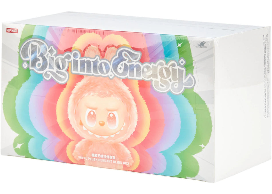 Pop Mart Labubu The Monsters Big into Energy Series Vinyl Plush Pendant Sealed Case (6 Blind Boxes)