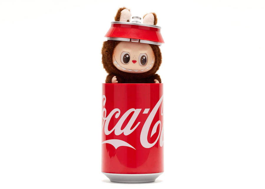 Figurine en peluche Pop Mart Labubu The Monsters Coca Cola Series Mysterious Guest