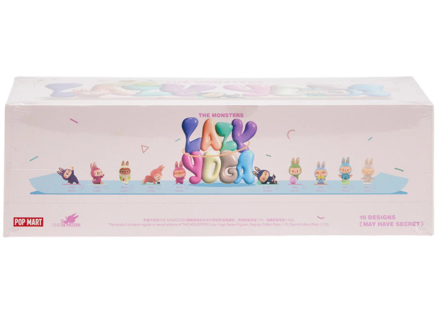 Pop Mart Labubu The Monsters Lazy Yoga Series Figures Sealed Case (10 Blind Box)