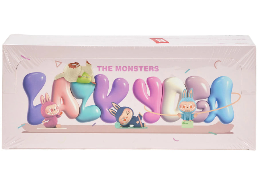 Pop Mart Labubu The Monsters Lazy Yoga Series Figures Sealed Case (10 Blind Box)