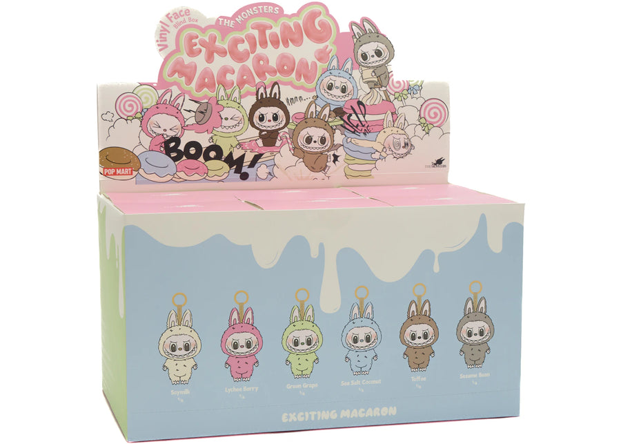 Pop Mart Labubu Les Monstres Figurines Macaron Vinyl Face Surprise Boîte Complet