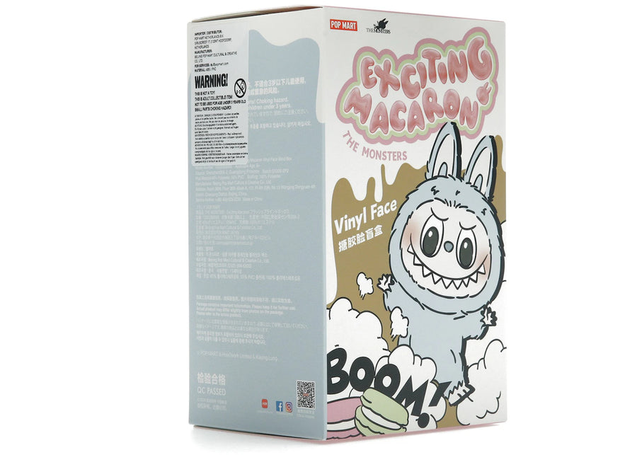 Pop Mart Labubu Les Monstres Pendentif Peluche Vinyle Macaron Excitant Boîte Surprise Unique