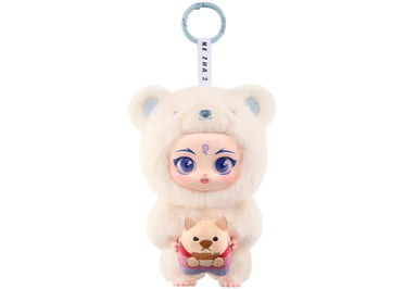 Poupée en peluche vinyle Pop Mart NeZha 2 Dress Up Party Series Édition Ours Polaire d'Ao Bing