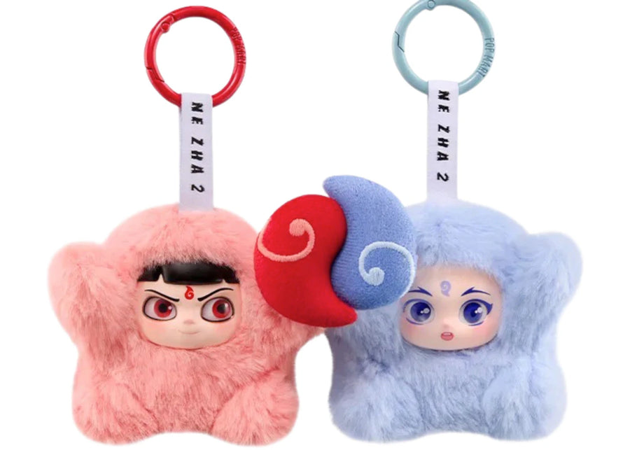 Pop Mart NeZha 2 Dress Up Party Series Lotus Root Starch Doll Secret Edition Vinyl Plush Doll Pendant