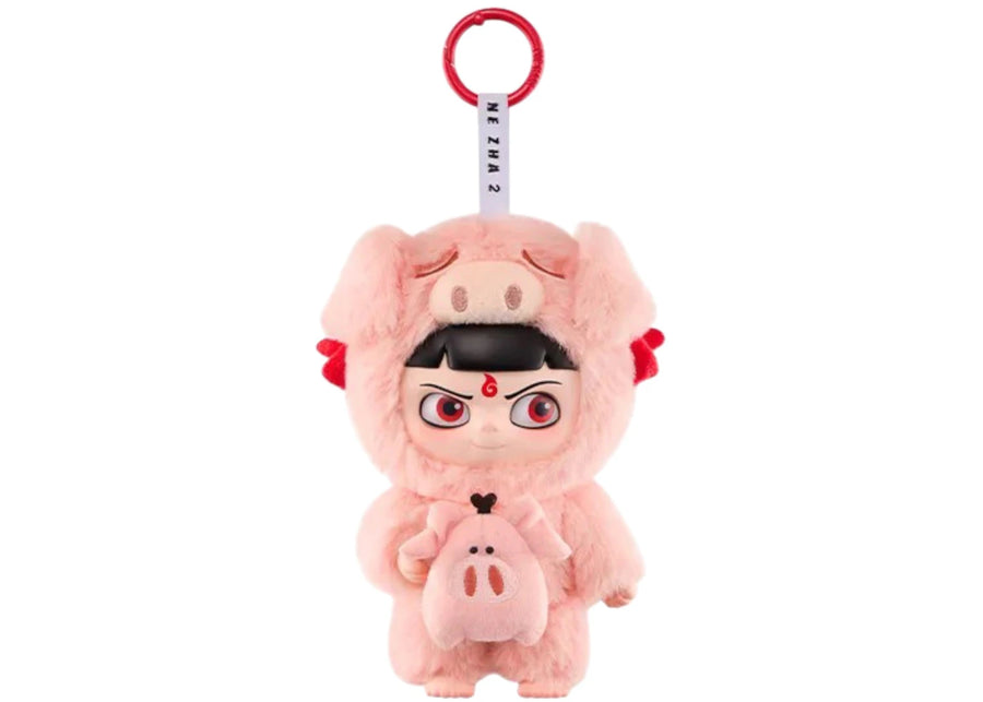 Pop Mart NeZha 2 Dress Up Party Series Nezha's Pig Edition Vinyl Plush Doll Pendant