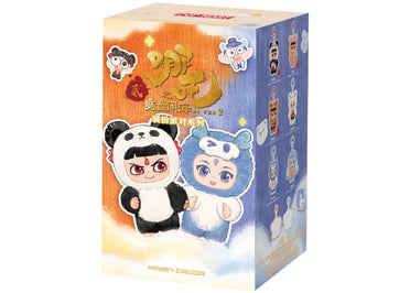 Poupée en peluche NeZha 2 de la série « Fête à habiller » (Pop Mart), pendentif en vinyle, boîte surprise individuelle