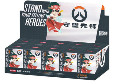 Figurines Pop Mart Overwatch Play of the Game Series, boîte scellée (10 boîtes surprises)