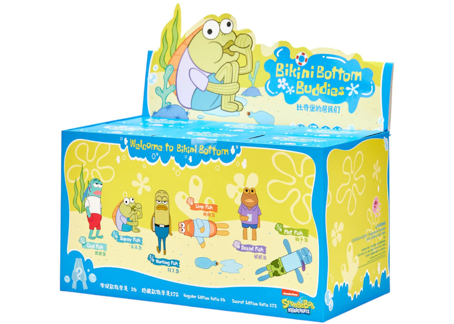 Pop Mart x Bikini Bottom Buddies Plush Sealed Case (6 Blind Box)