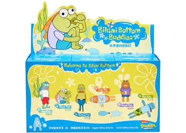 Pop Mart x Bikini Bottom Buddies Peluche Boîte scellée (6 boîtes surprises)
