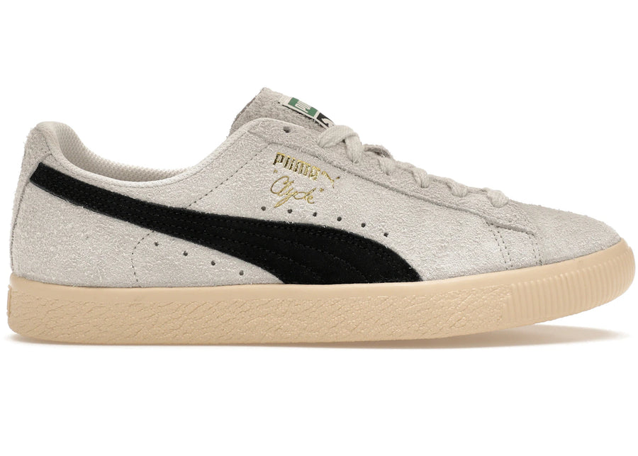 Puma Clyde en daim hirsute gris clair