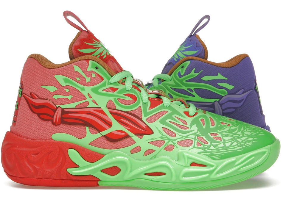 Puma LaMelo Ball MB.04 Teenage Mutant Ninja Turtles Raphael and Donatello (GS)