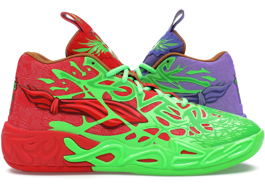 Puma LaMelo Ball MB.04 Teenage Mutant Ninja Turtles Raphael &amp; Donatello