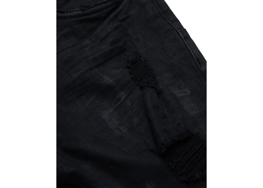 Purple Brand Black Oil Spill Jean Black