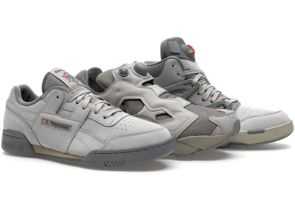 Reebok Workout Plus, Reebok Pump Omni Zone II & Reebok Instapump Fury 94 PlayStation 30th Anniversary Stacking Box